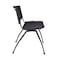 Cain Cain Round Table & Chair Set, Wood, Metal, Plastic Top, Grey TB42RNDGY47BK - alternate 3